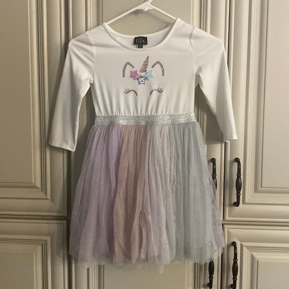 Girls unicorn dress